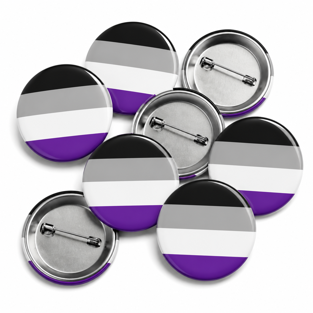 Asexual Button Pin Badge