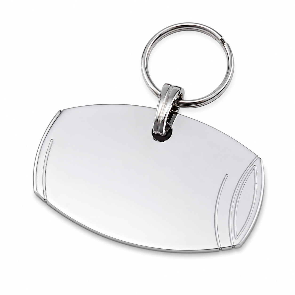 Barrel Dog Tag Polished Brass