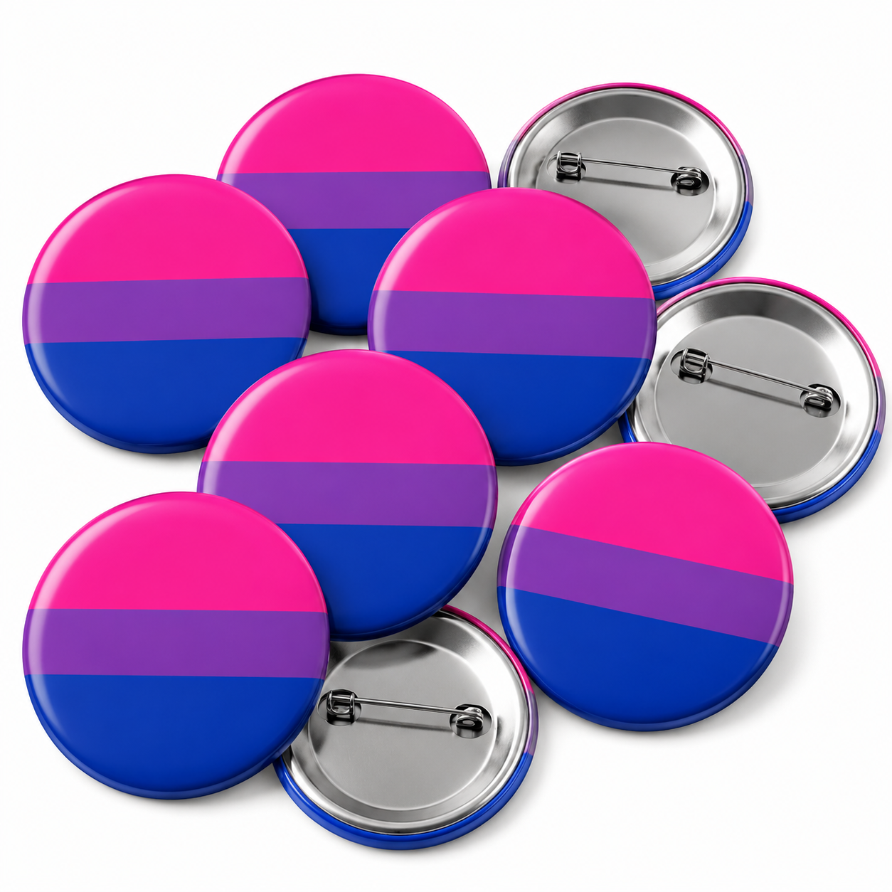 Bisexual Button Pin Badge