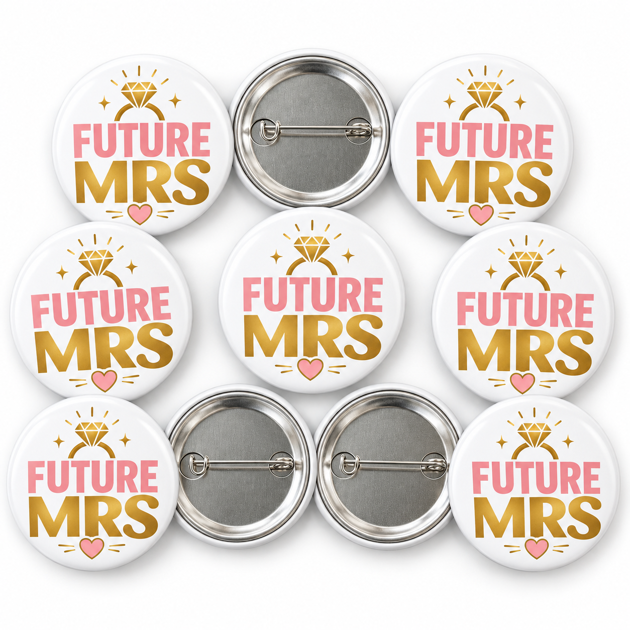 Future Mrs Engagement and Hen Party Badge