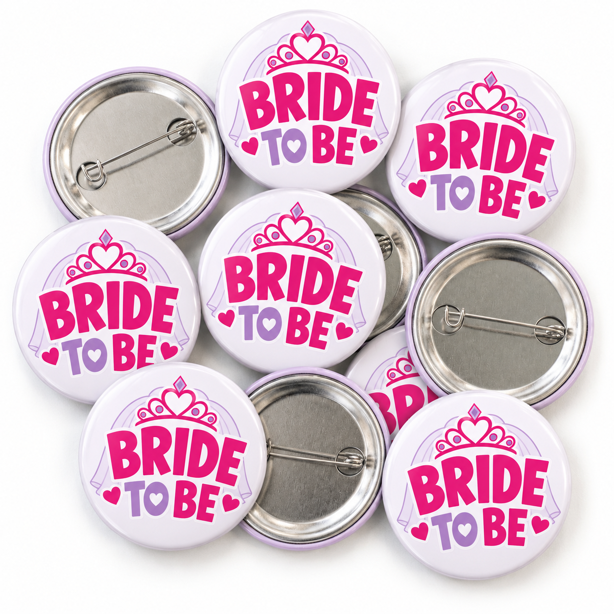 Bride to Be Tiara Hen Party Badge