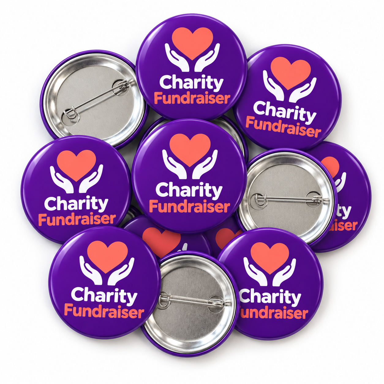 Charity Fundraiser Badges