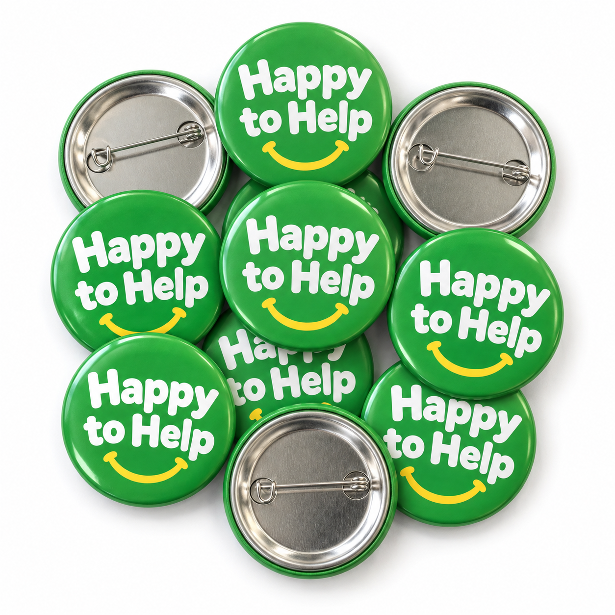Happy to Help Staff Badges