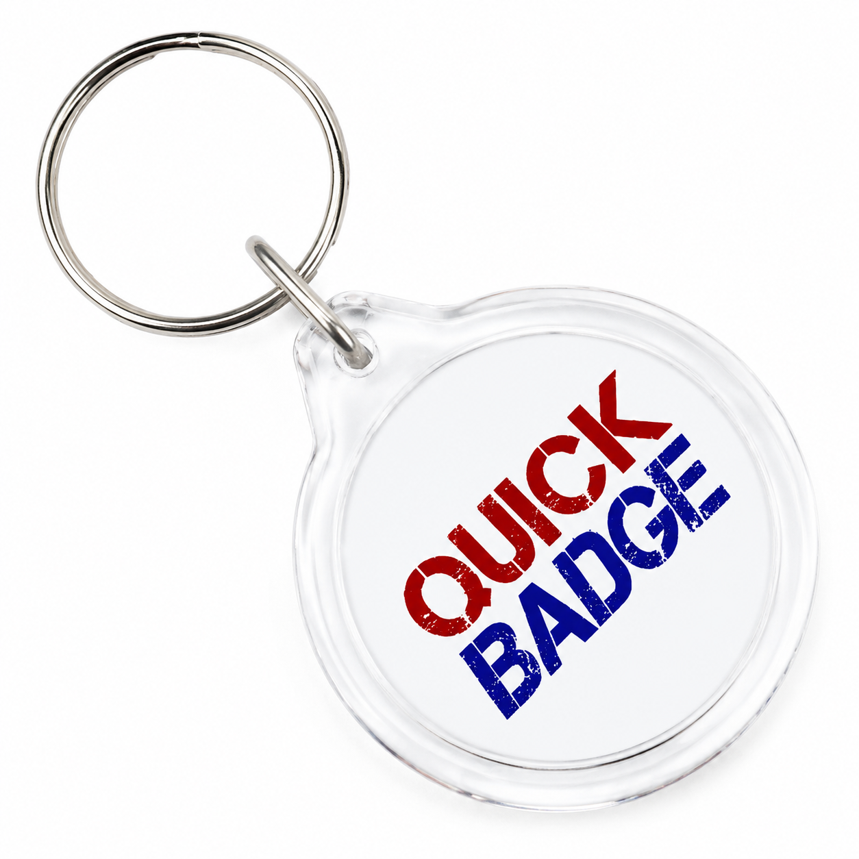 Clear Acrylic Keyring QB-i1