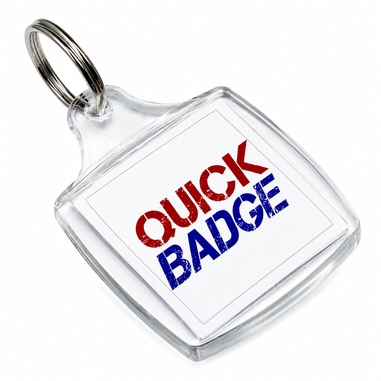 Clear Acrylic Keyring QB-S5