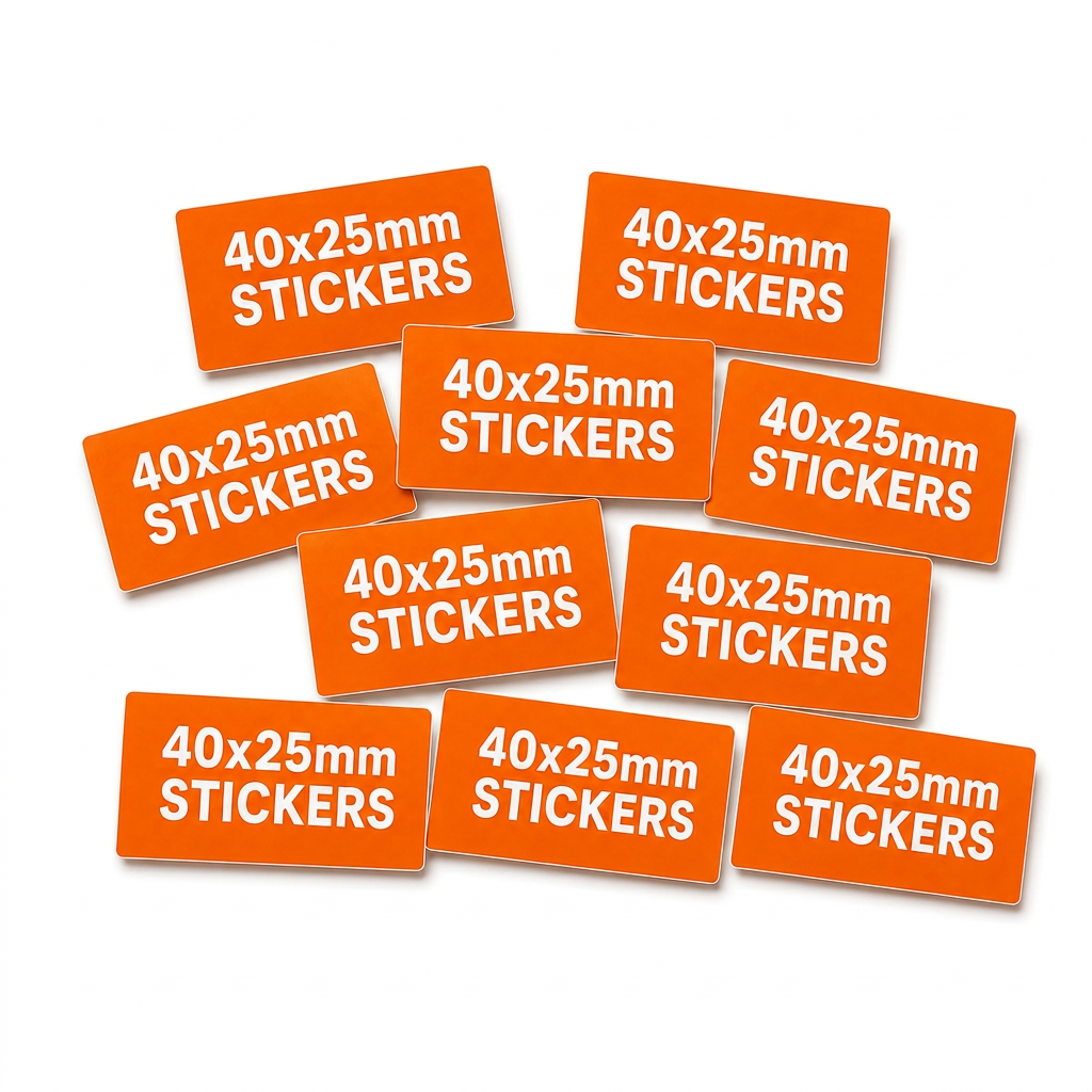 Custom Paper Stickers 40x25mm