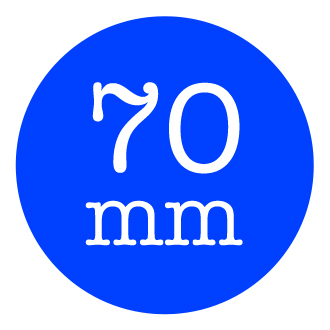 Custom Paper Stickers 70mm Round