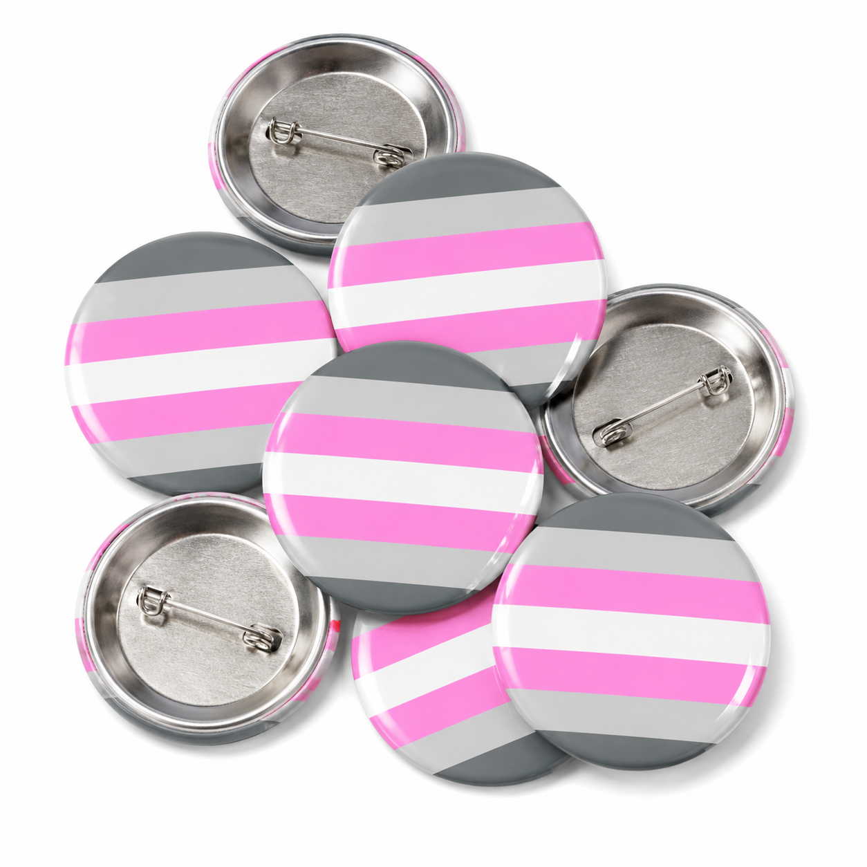 Demigirl Button Pin Badge