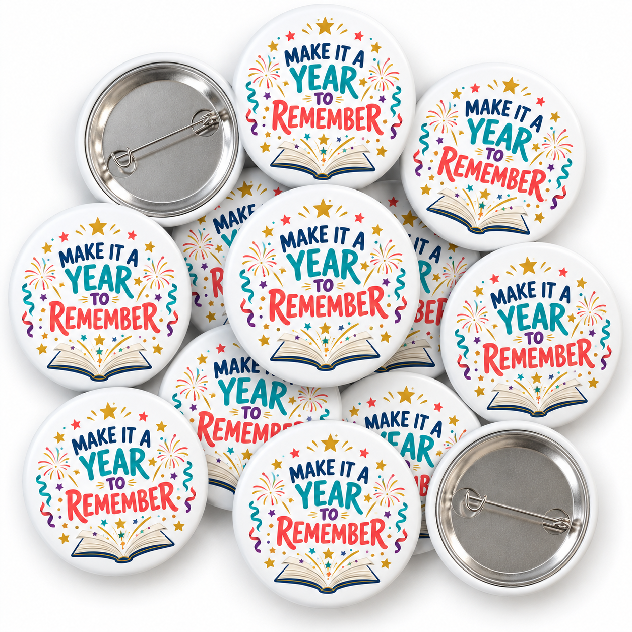 Make It a Year to Remember New Year Badge