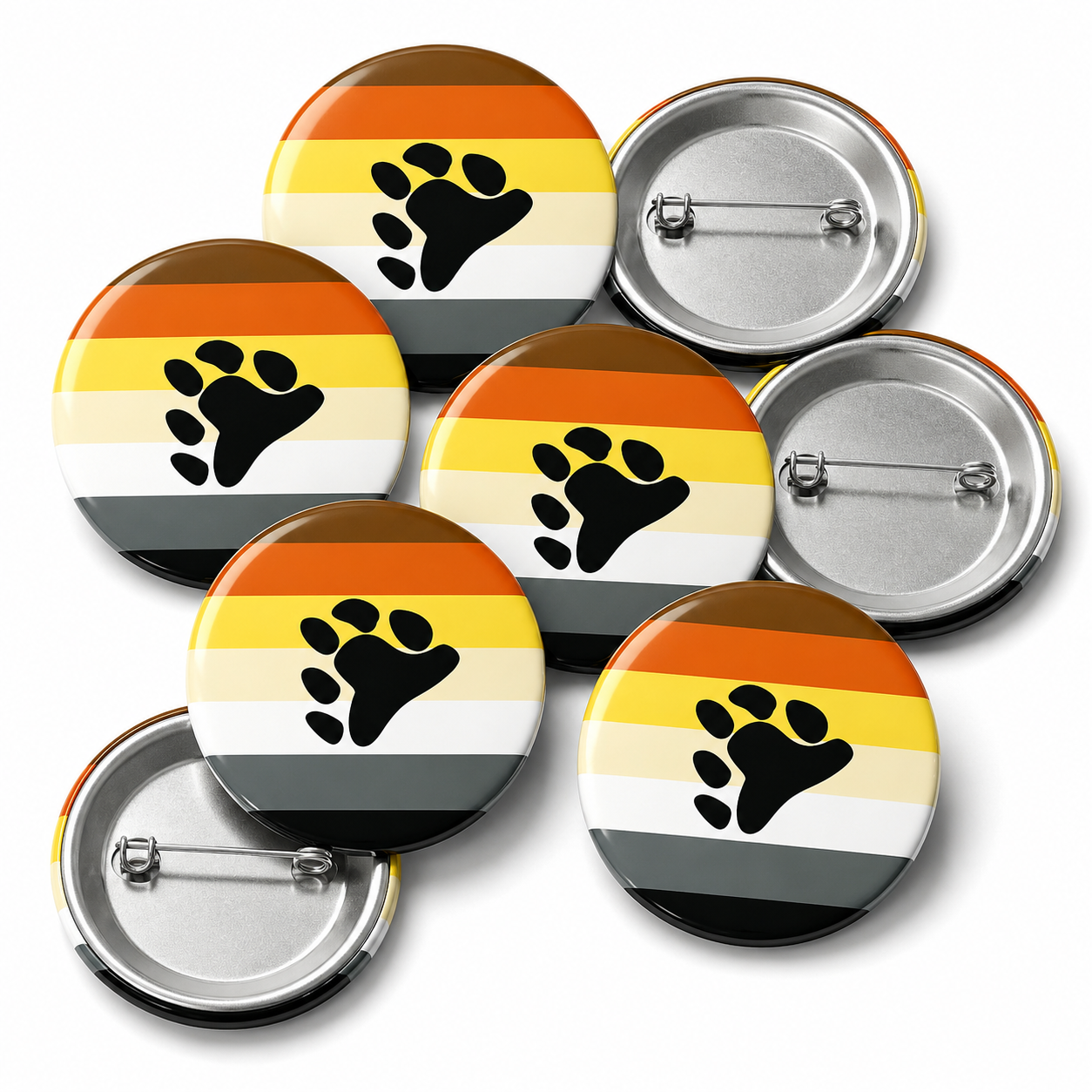 Gay Bear Button Pin Badge