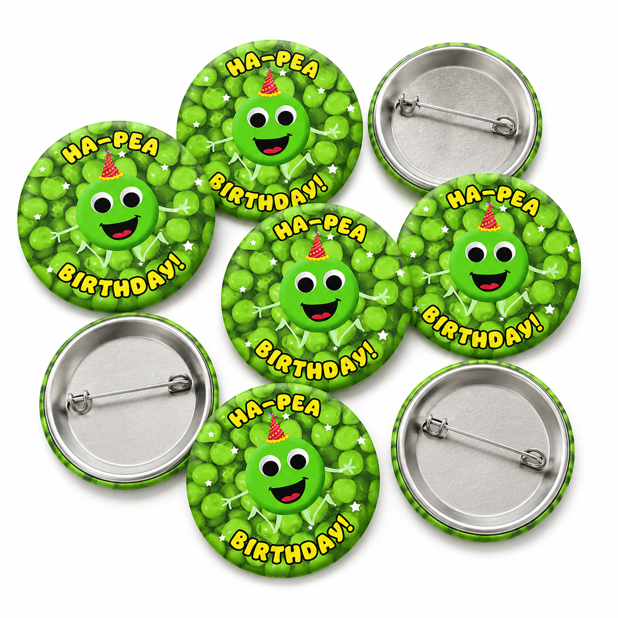Ha-Pea Birthday Badge