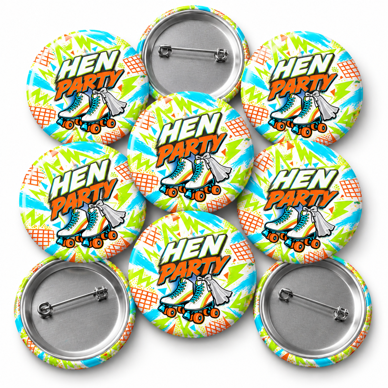 Hen Party Roller Skate Badge