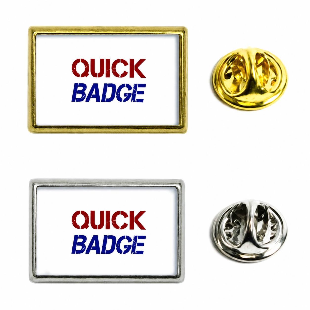 Insert Lapel Pin - Rectangle 21x13mm