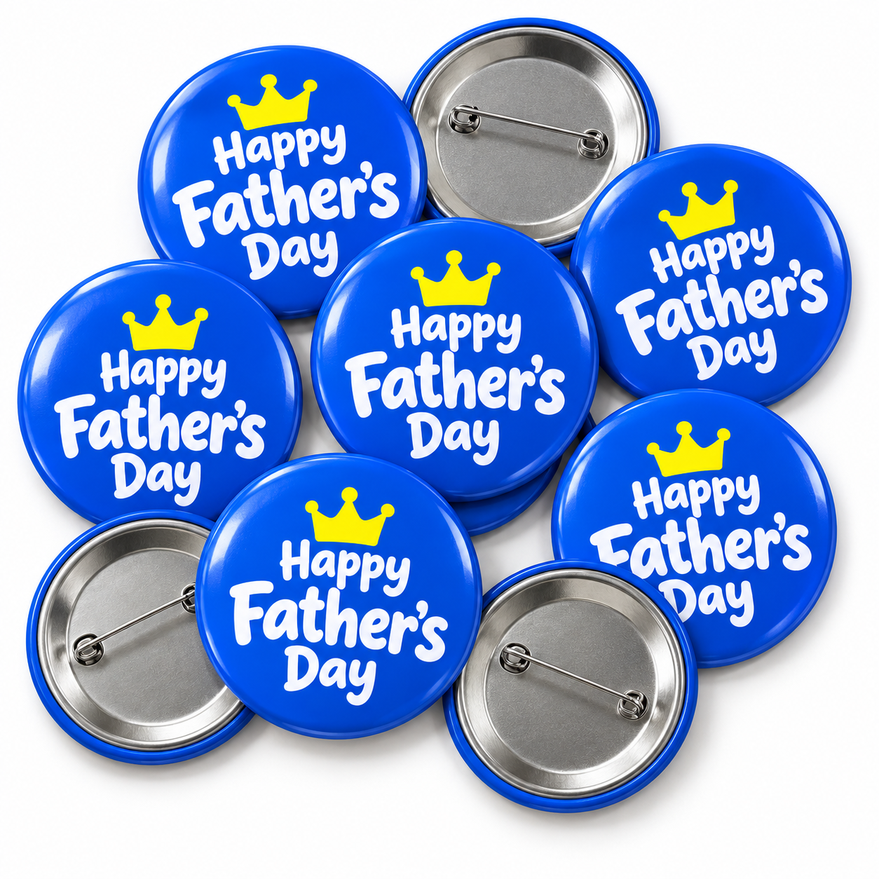 Happy Father’s Day Crown Badge