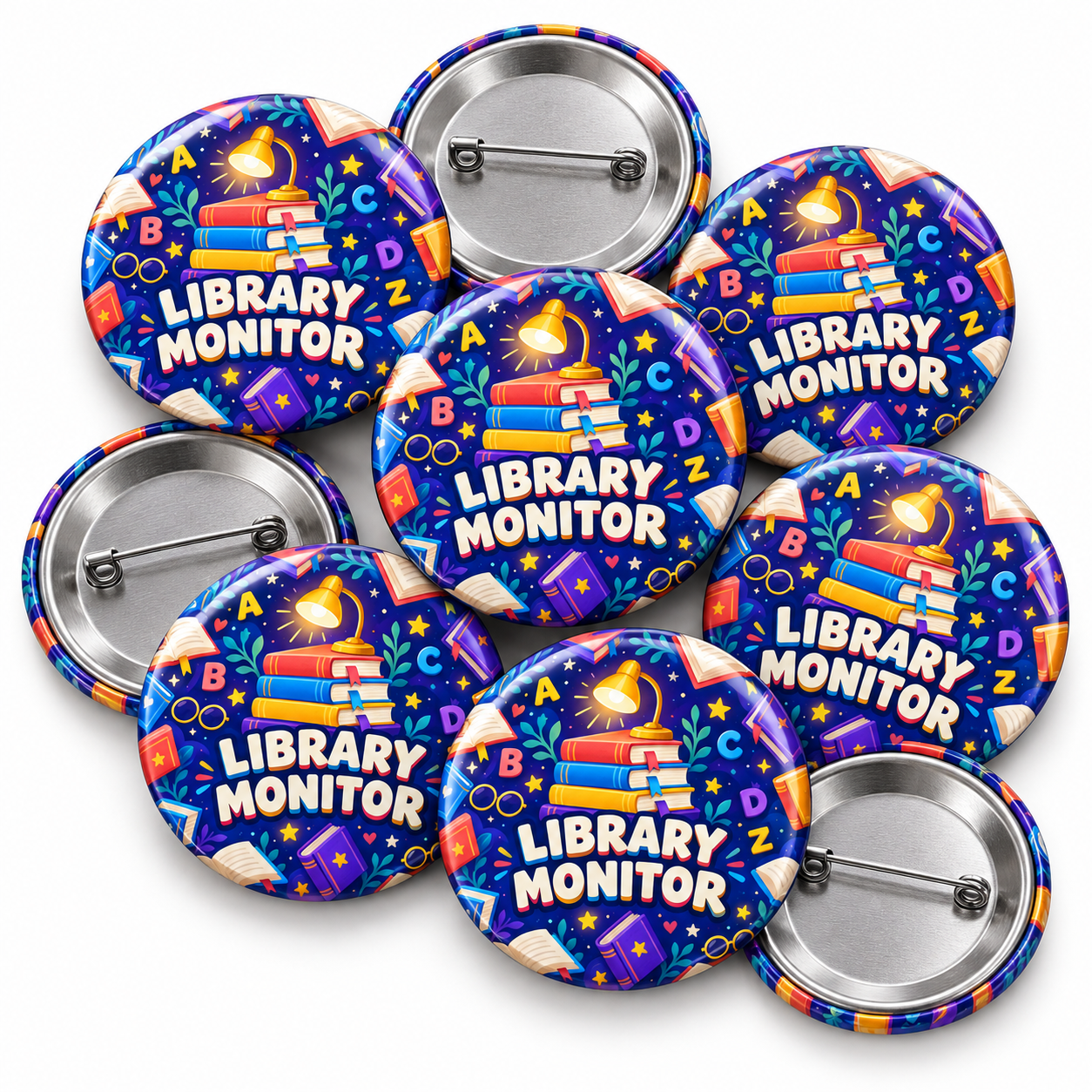 Library Monitor School Badge