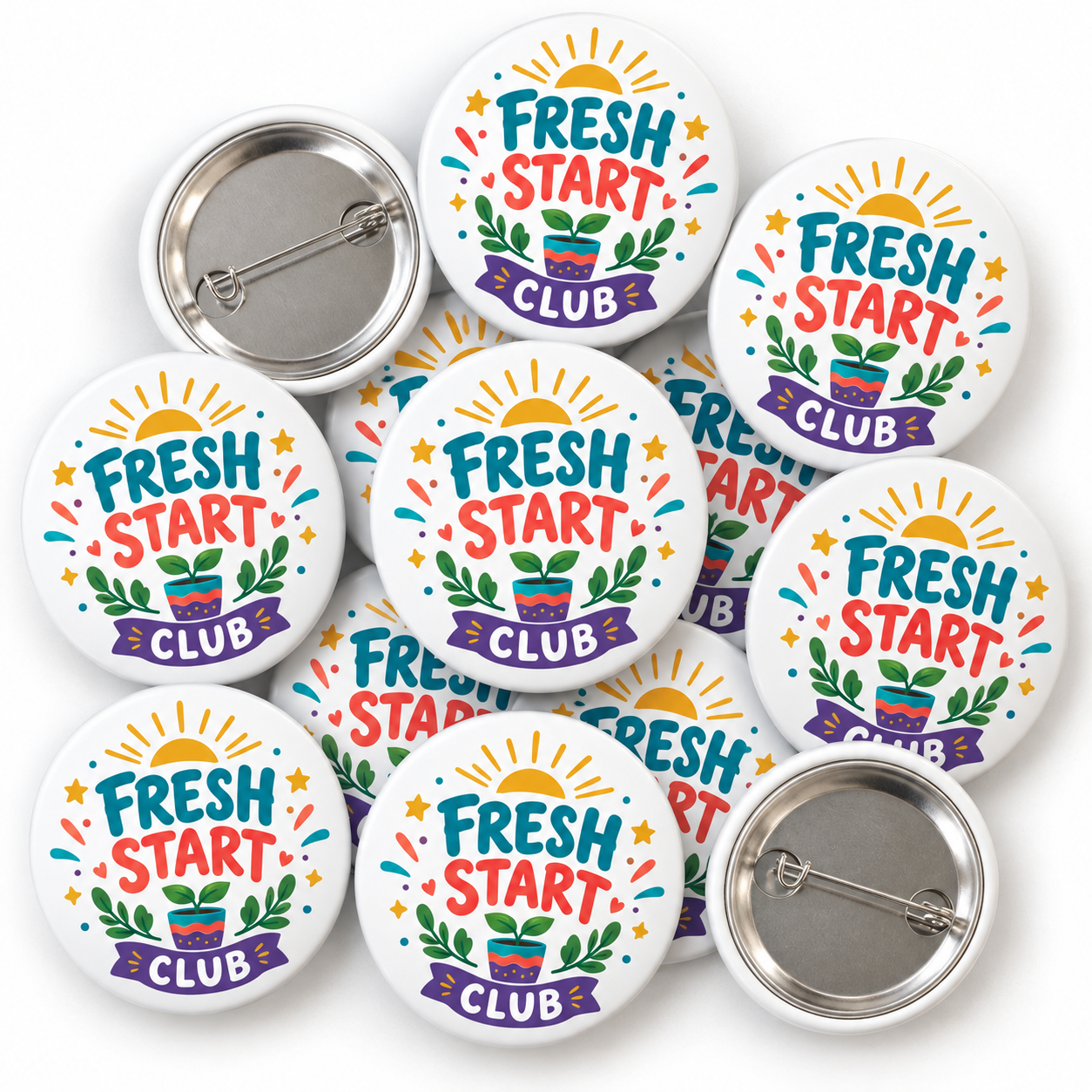 Fresh Start Club New Year Badge
