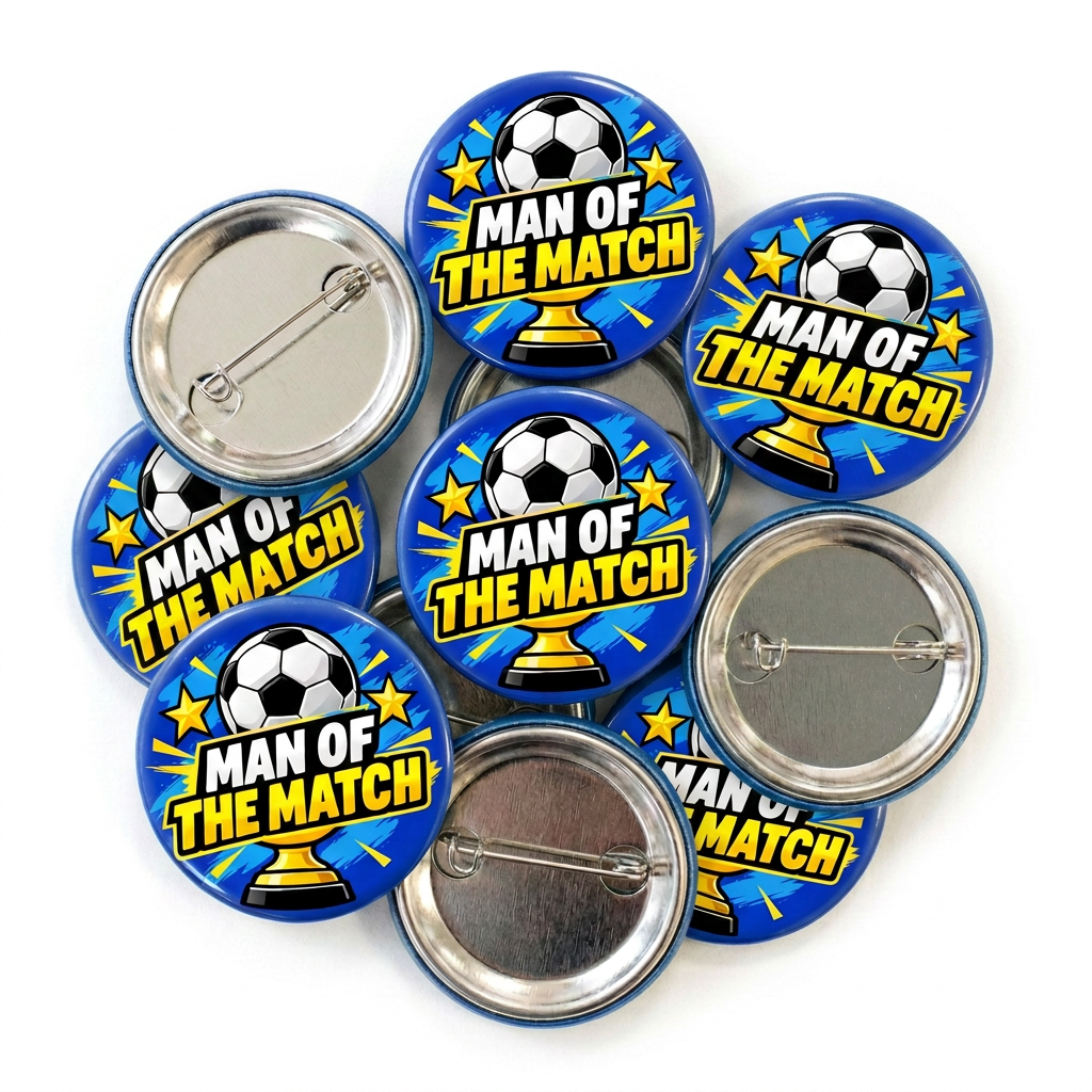 Man of the Match Football Badge