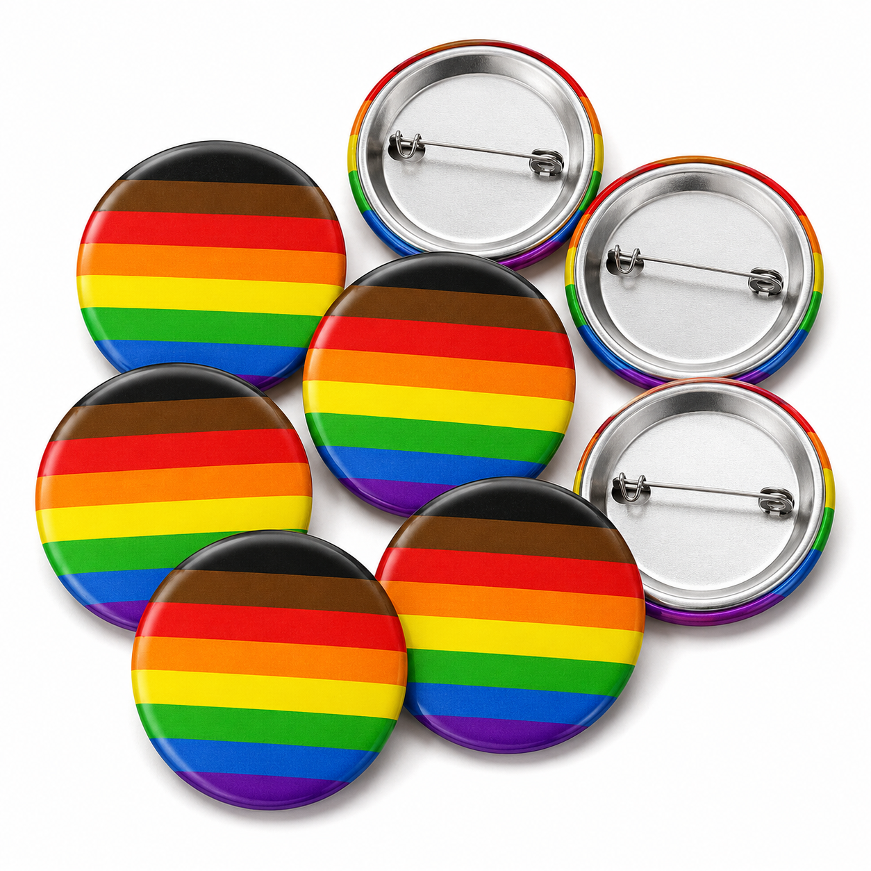 More Colour More Pride Button Pin Badge