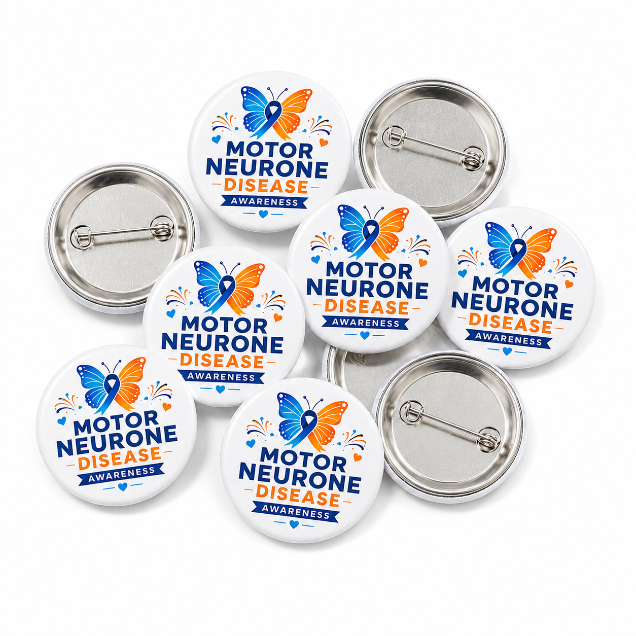 Motor Neurone Disease Awareness Button Pin Badge