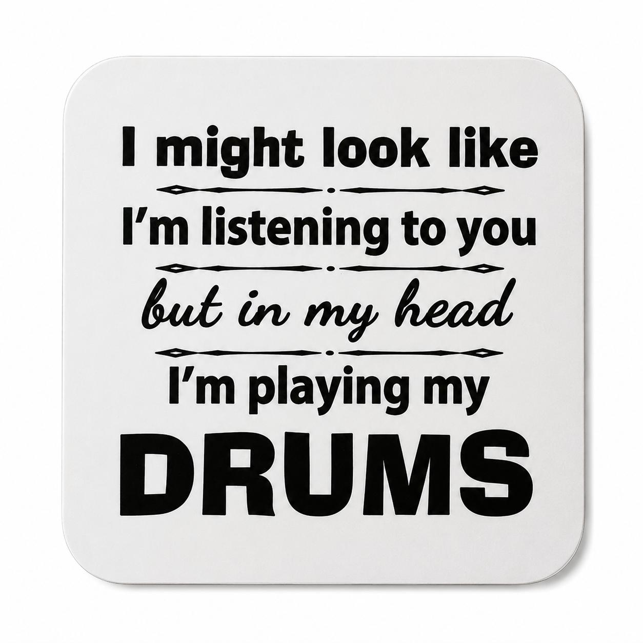 Musician Personalised Coaster