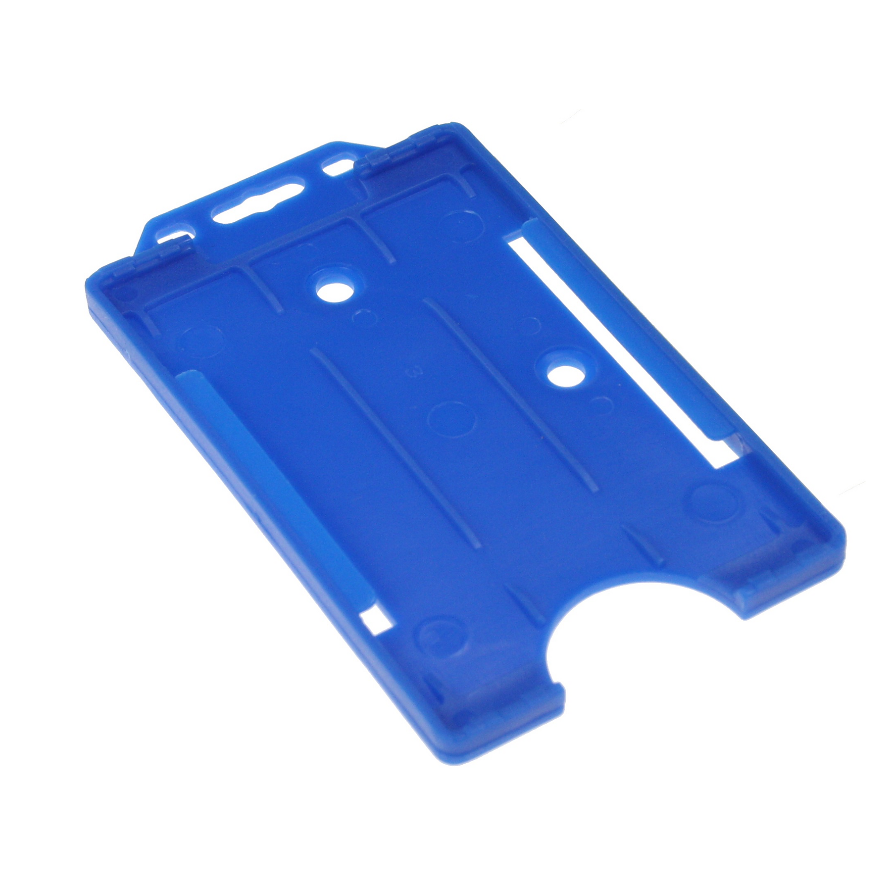 Open Faced Rigid ID Card Holder - Portrait