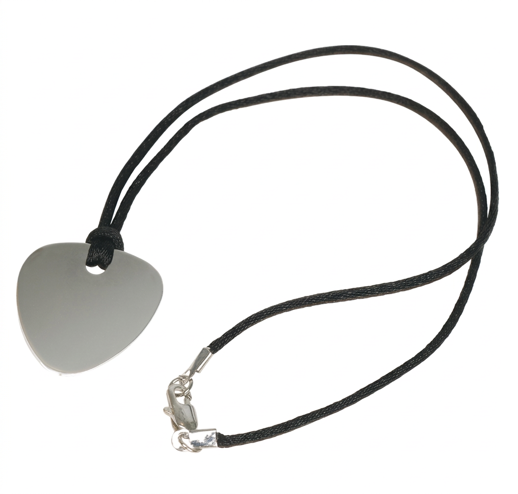 Personalised Engraved Guitar Plectrum Pick Necklace