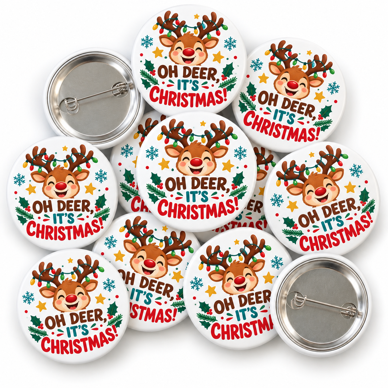 Oh Deer, It’s Christmas Badge
