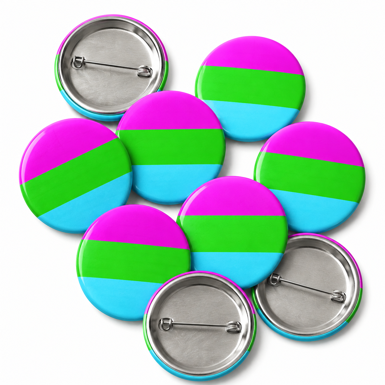 Polysexual Button Pin Badge