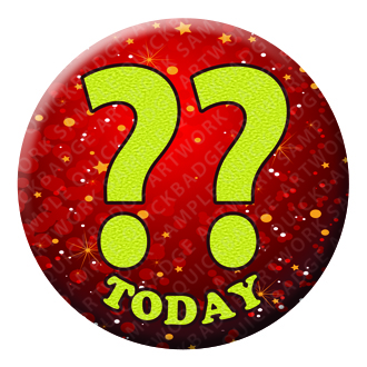 Red Celebration Badge