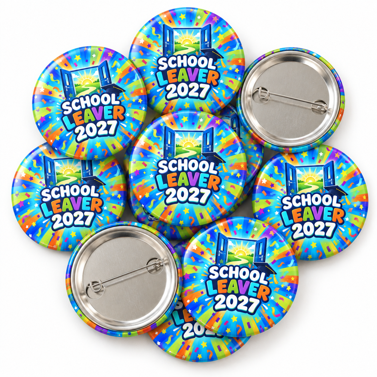 School Leaver 2027 Celebration Badge