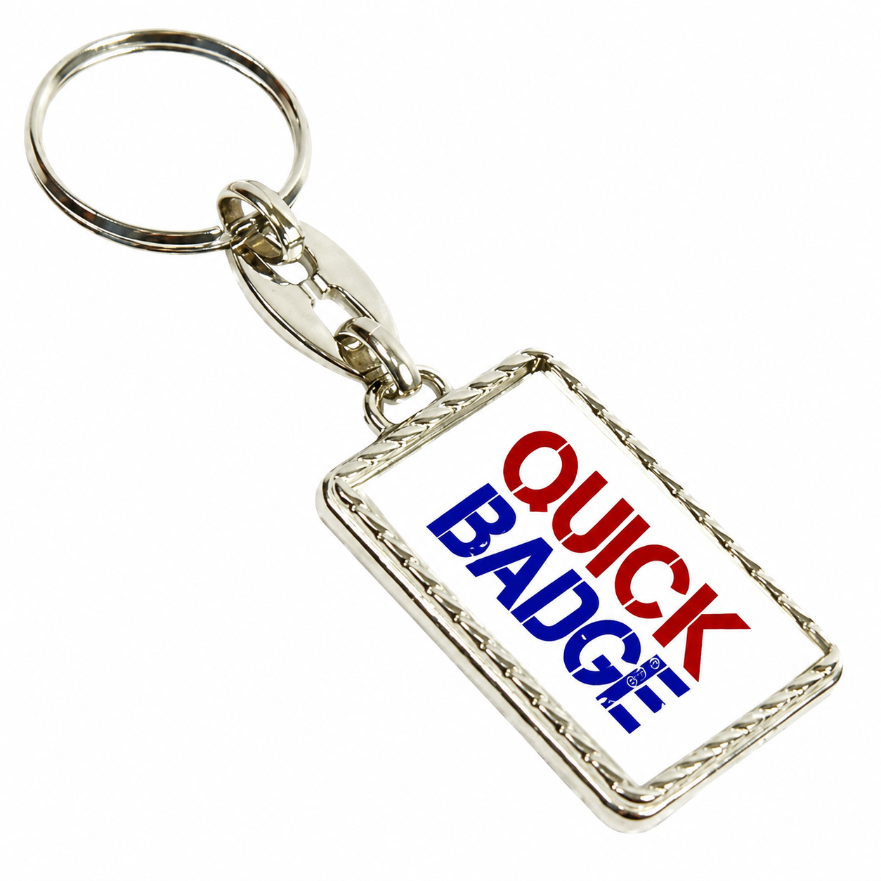 Silver Plated Keyring QBMG-40D