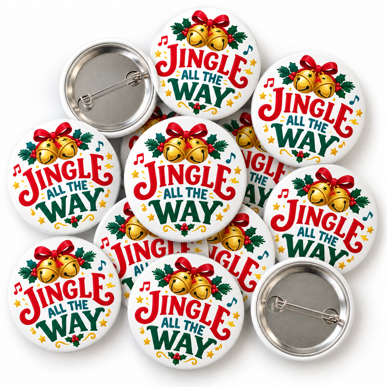 Jingle All the Way Christmas Badge