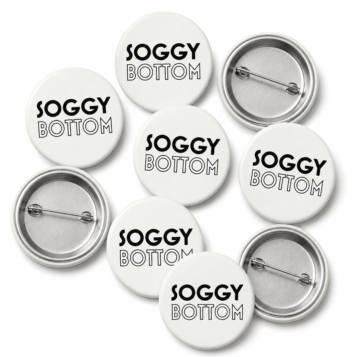Soggy Bottom Button Pin Badge