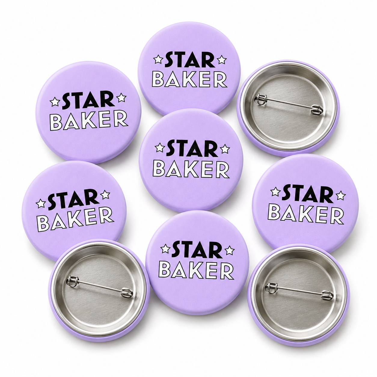 Star Baker Button Pin Badge
