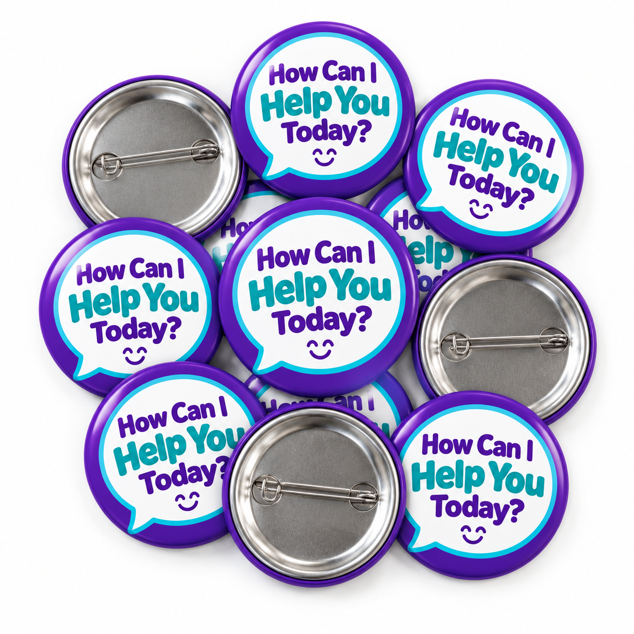 How Can I Help You Today? Staff Badges