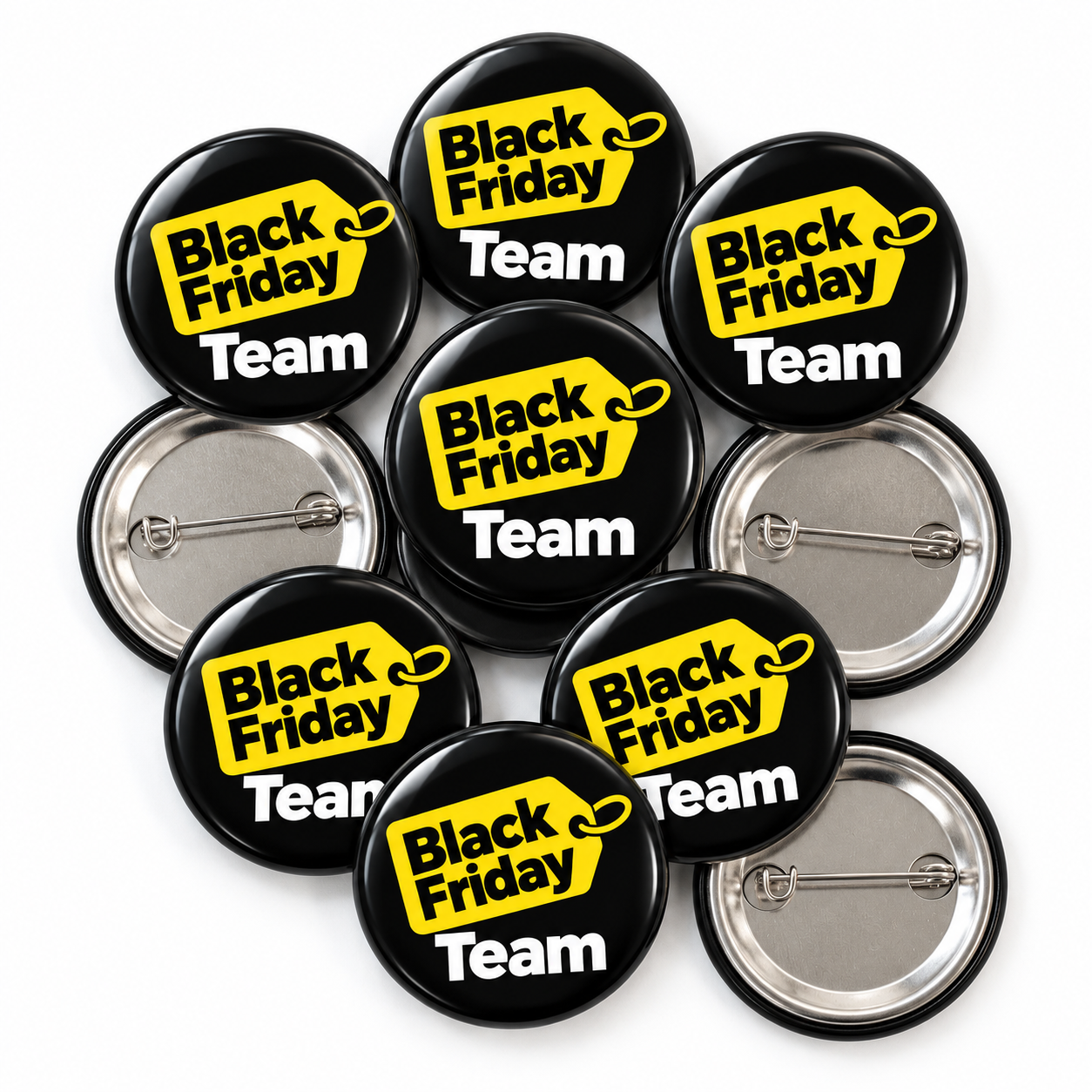 Black Friday Team Staff Badges