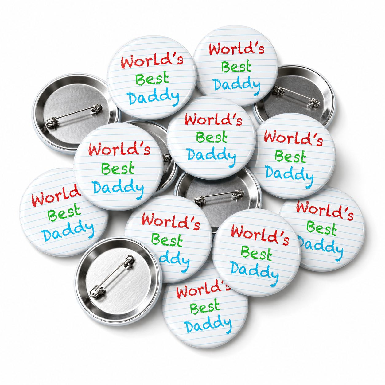 Worlds Best Daddy Badge