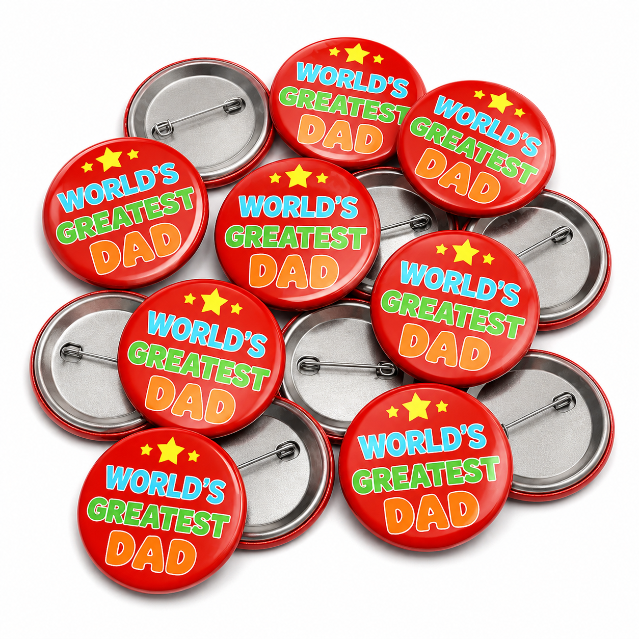 Worlds Greatest Dad Badge