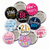 100mm (4 inch) Custom Button Pin Badges