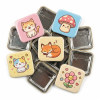 38mm (1 1/2 inch) Square Custom Button Pin Badges