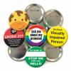 75mm (3 inch) Custom Button Pin Badges