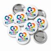 Autism Awareness Button Pin Badge