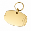 Barrel Dog Tag Polished Brass