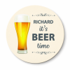 Beer Time Personalised Coaster