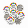 Class of Custom Text Button Pin Badge