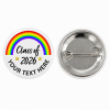 Class of Custom Text Button Pin Badge