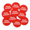 Custom Paper Stickers 35mm Round
