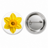 Daffodil Button Pin Badge