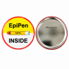 EpiPen Inside Button Pin Badge
