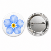 Forget-Me-Not Button Pin Badge